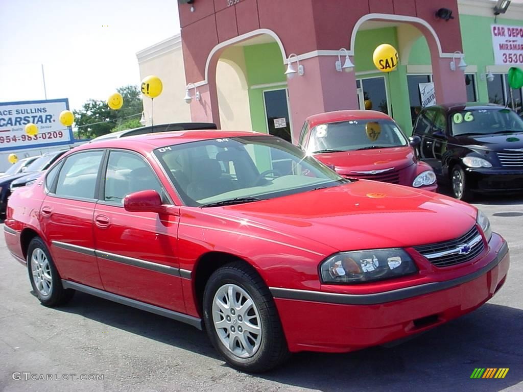 2004 Impala  - Victory Red / Neutral Beige photo #1