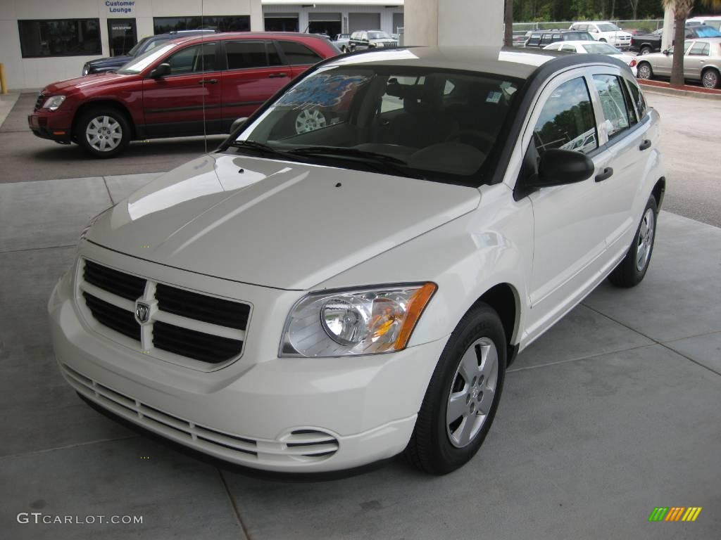 2008 Caliber SE - Stone White / Pastel Pebble Beige photo #1