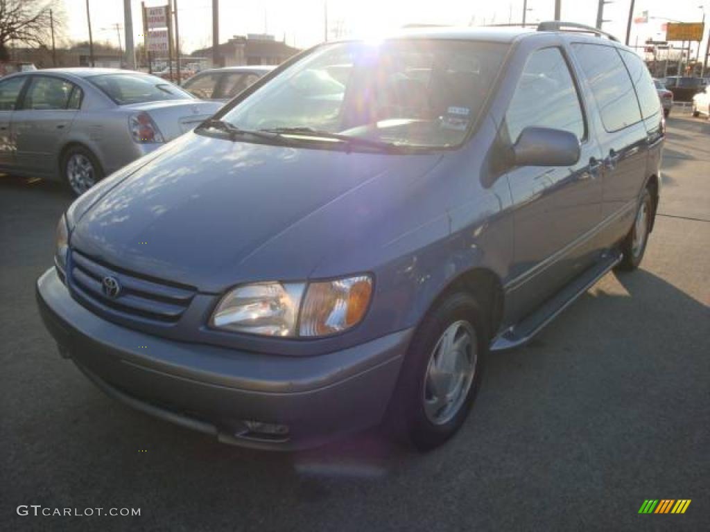 Sailfin Blue Metallic Toyota Sienna