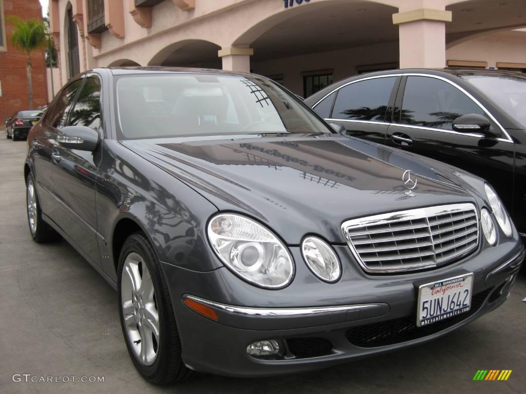 2006 E 350 Sedan - Flint Grey Metallic / Charcoal photo #1