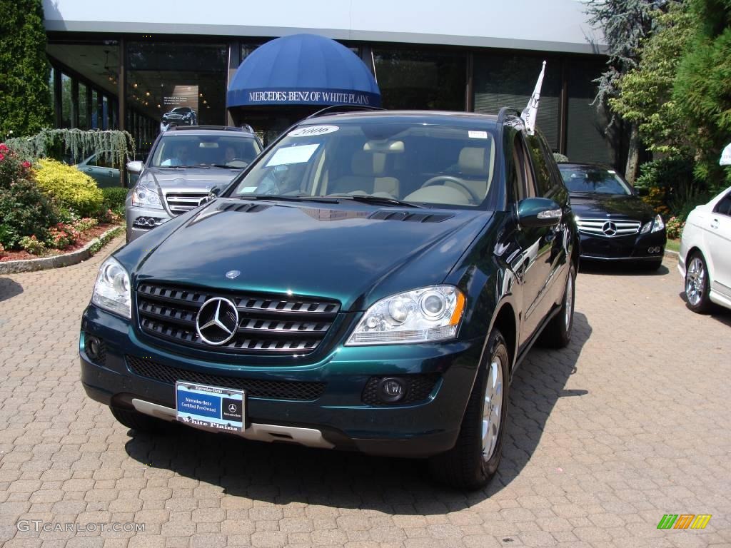 2006 ML 350 4Matic - Everest Green Metallic / Macadamia photo #1