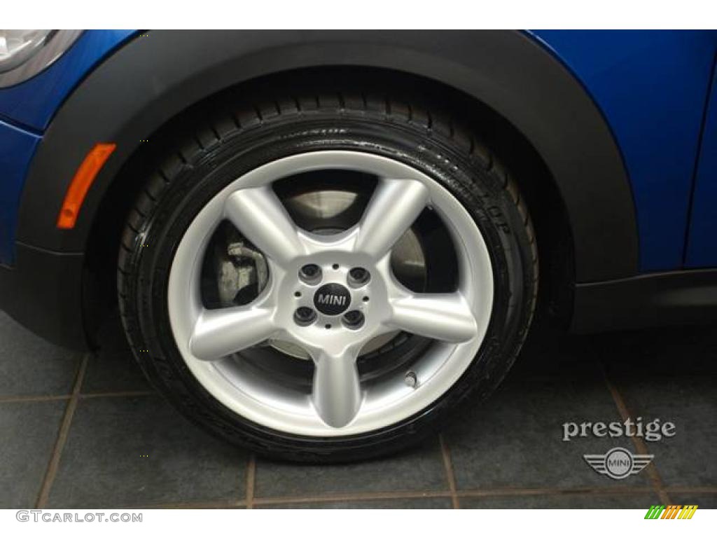 2008 Cooper S Clubman - Lightning Blue Metallic / Blue/Carbon Black photo #7