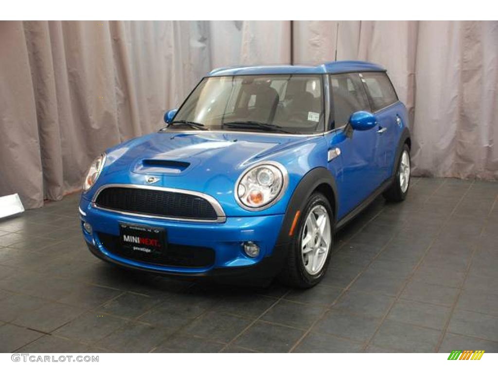 2009 Cooper S Clubman - Laser Blue Metallic / Punch Carbon Black Leather photo #1