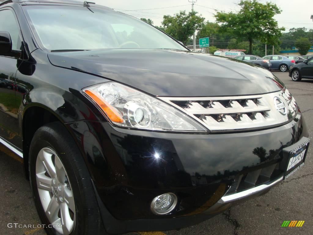 2006 Murano SL AWD - Super Black / Cafe Latte photo #21