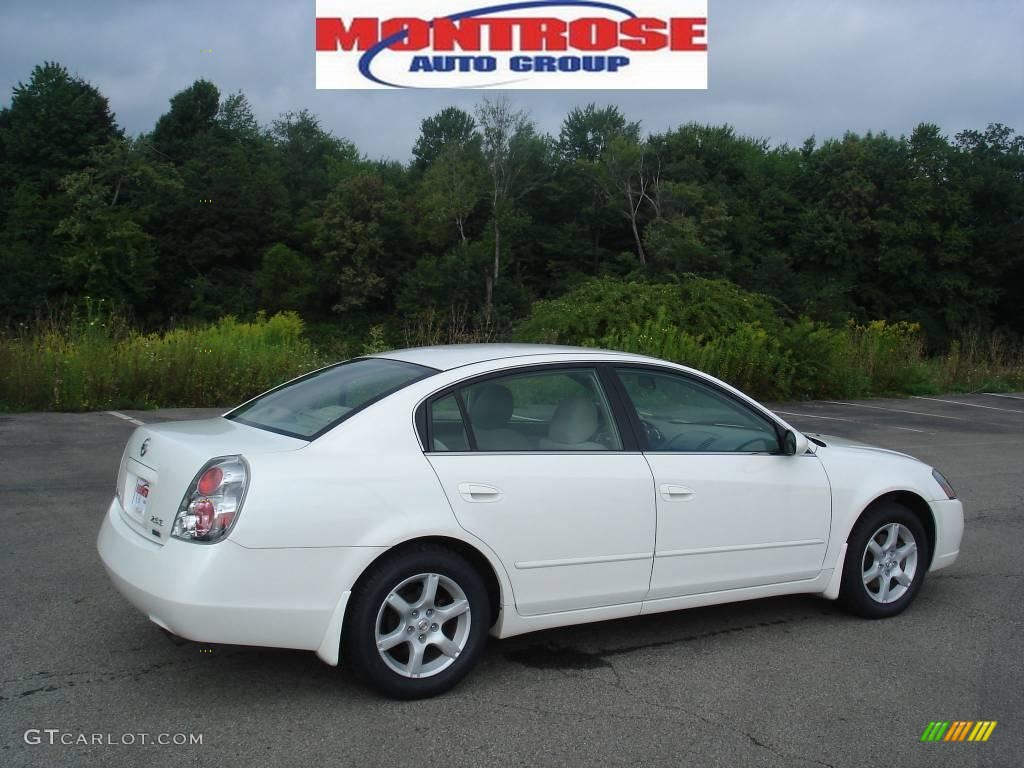 2006 Altima 2.5 S Special Edition - Satin White Pearl / Blond photo #2