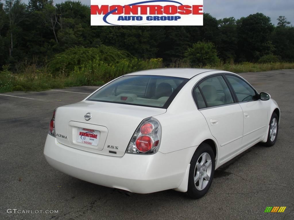 2006 Altima 2.5 S Special Edition - Satin White Pearl / Blond photo #3