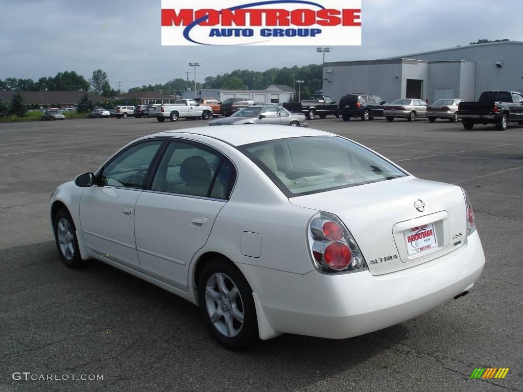 2006 Altima 2.5 S Special Edition - Satin White Pearl / Blond photo #5