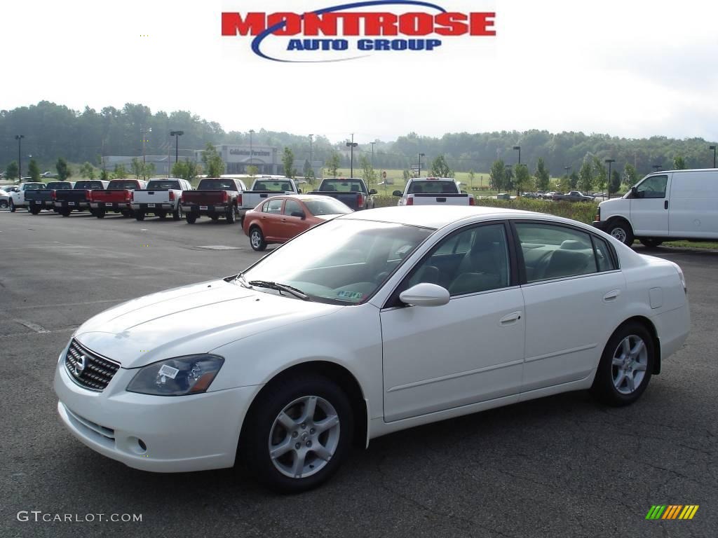 2006 Altima 2.5 S Special Edition - Satin White Pearl / Blond photo #18