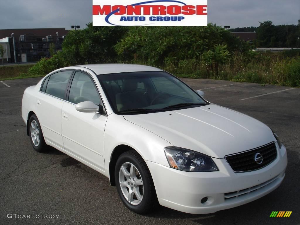 2006 Altima 2.5 S Special Edition - Satin White Pearl / Blond photo #21