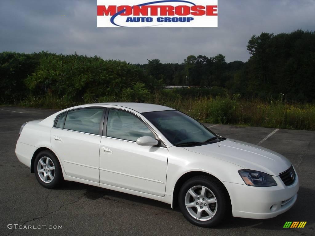 2006 Altima 2.5 S Special Edition - Satin White Pearl / Blond photo #22