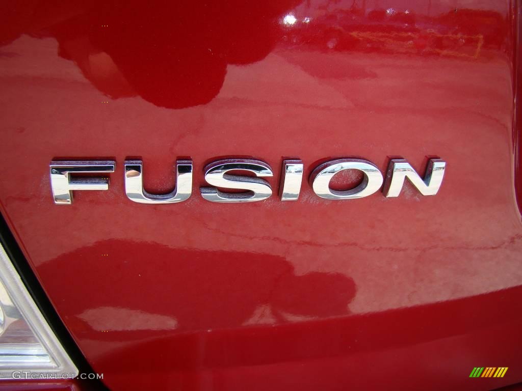 2008 Fusion SEL V6 - Redfire Metallic / Camel photo #25