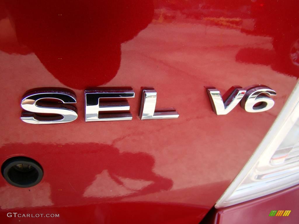 2008 Fusion SEL V6 - Redfire Metallic / Camel photo #26
