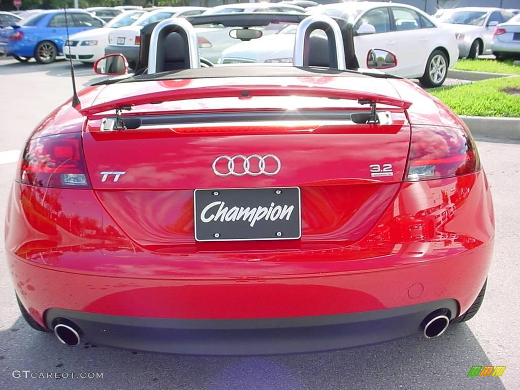 2008 TT 3.2 quattro Roadster - Brilliant Red / Black photo #4