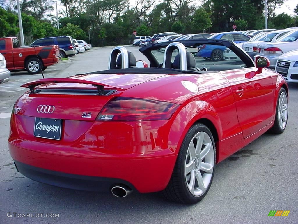 2008 TT 3.2 quattro Roadster - Brilliant Red / Black photo #5
