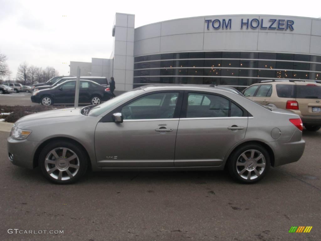 2008 MKZ Sedan - Vapor Silver Metallic / Dark Charcoal photo #2