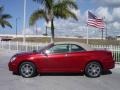 2009 Inferno Red Crystal Pearl Chrysler Sebring Limited Convertible  photo #3