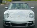 2008 Arctic Silver Metallic Porsche 911 Turbo Cabriolet  photo #2