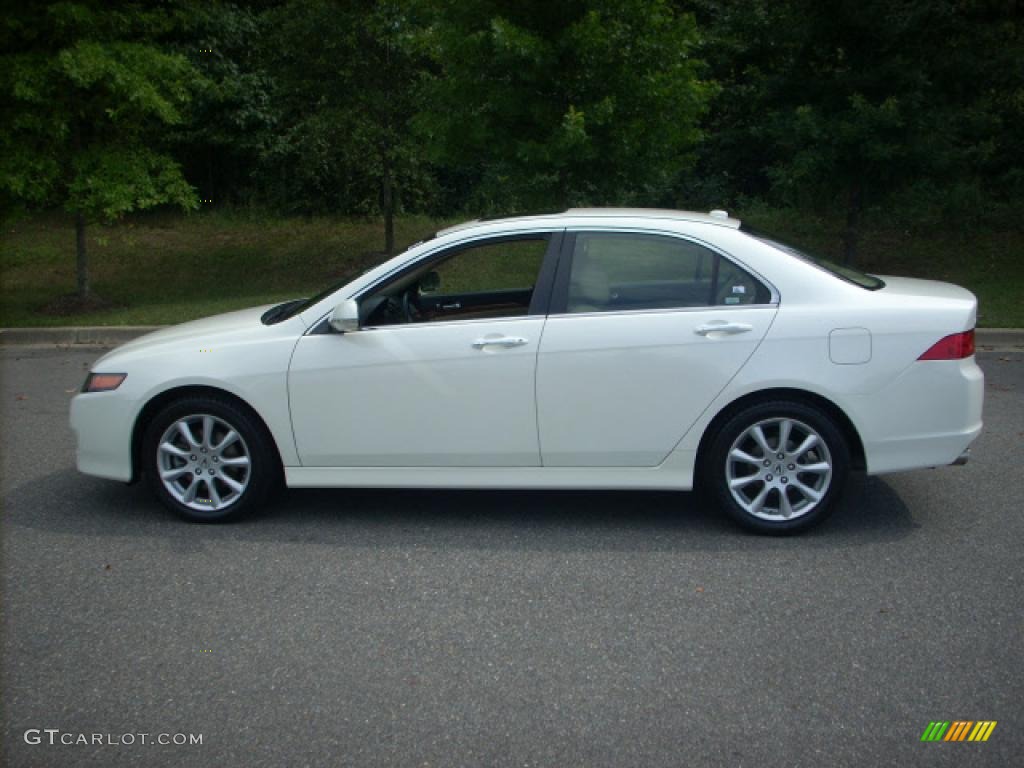 2008 TSX Sedan - Premium White Pearl / Parchment photo #6