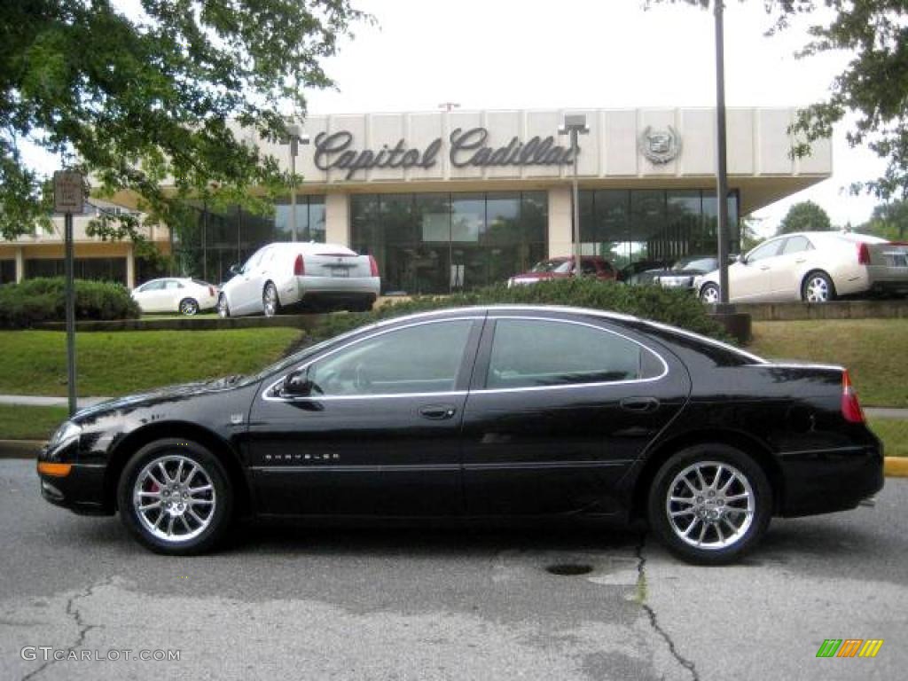 2001 300 M Sedan - Black / Dark Slate Gray photo #1