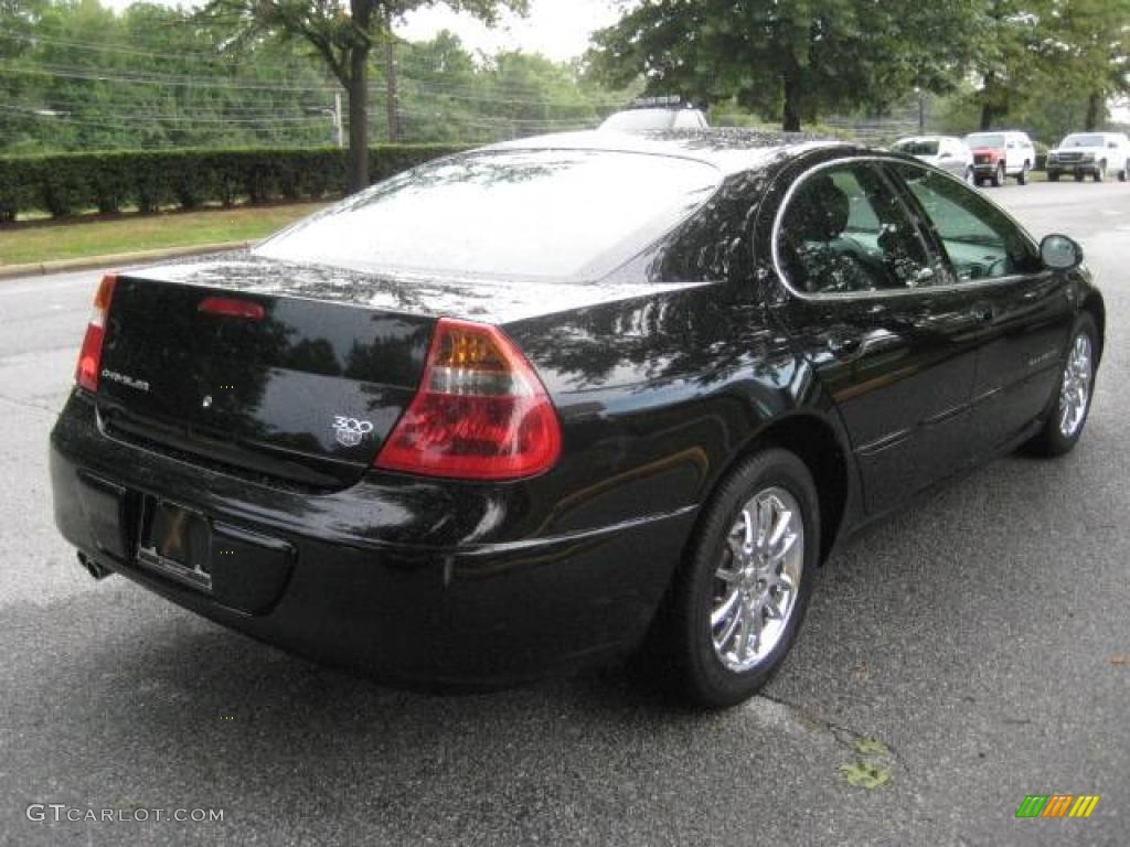 2001 300 M Sedan - Black / Dark Slate Gray photo #4