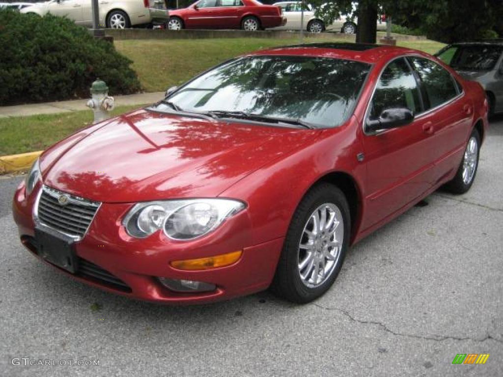 2002 300 M Sedan - Inferno Red Tinted Pearl / Dark Slate Gray photo #8