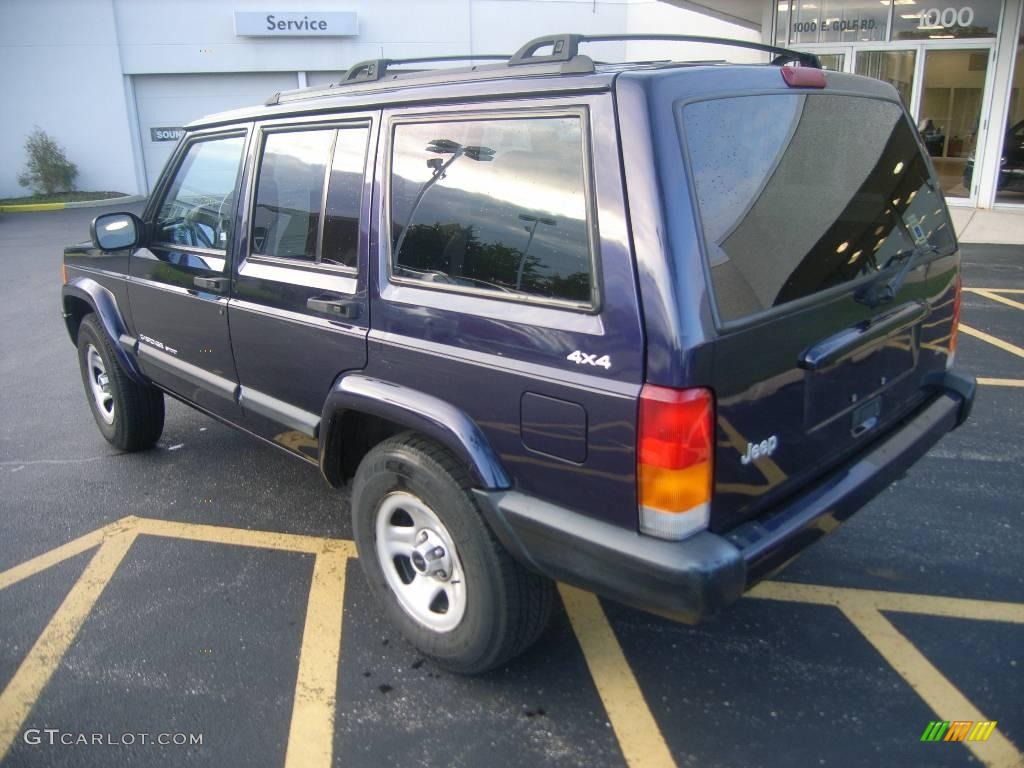 1999 Cherokee Sport 4x4 - Deep Amethyst Pearl / Agate photo #4