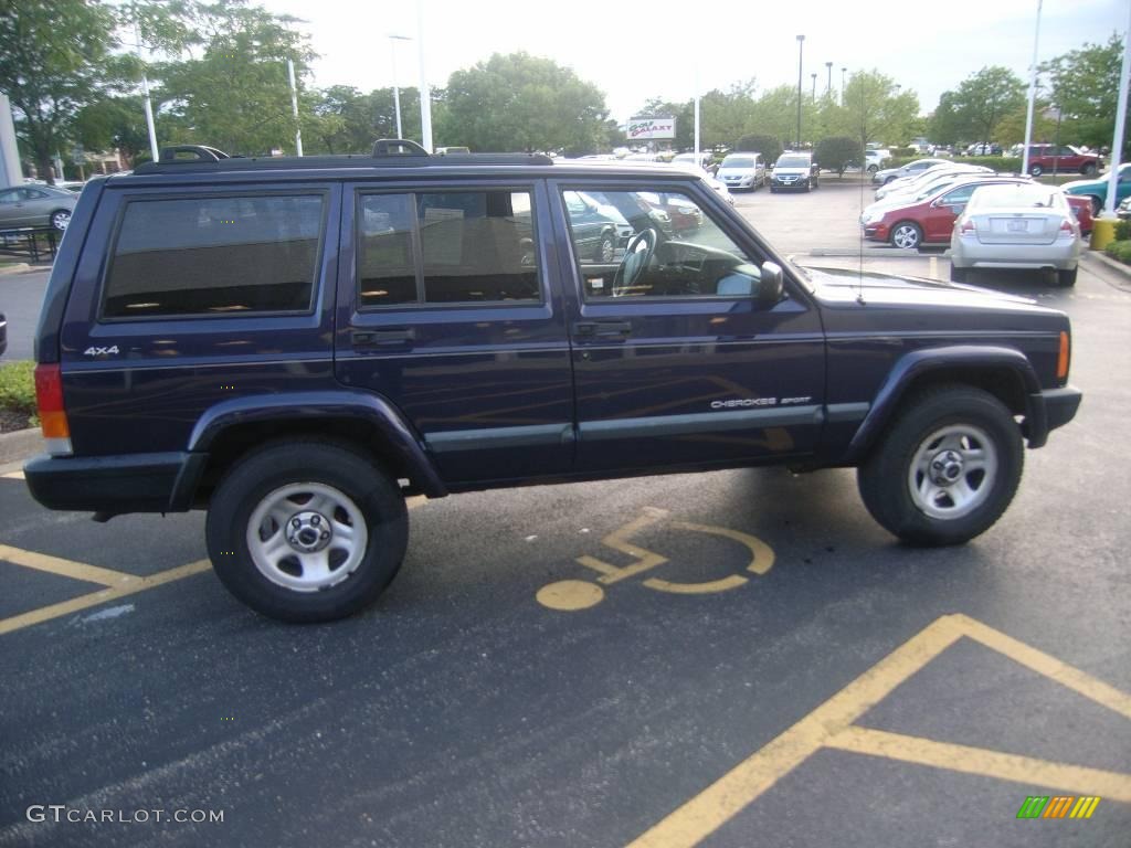 1999 Cherokee Sport 4x4 - Deep Amethyst Pearl / Agate photo #7