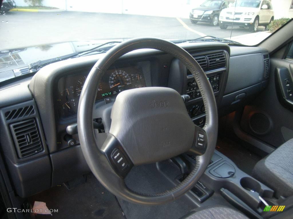 1999 Cherokee Sport 4x4 - Deep Amethyst Pearl / Agate photo #11