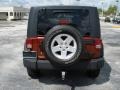 2008 Red Rock Crystal Pearl Jeep Wrangler Unlimited X 4x4  photo #4