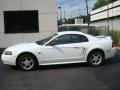 2000 Crystal White Ford Mustang GT Coupe  photo #1