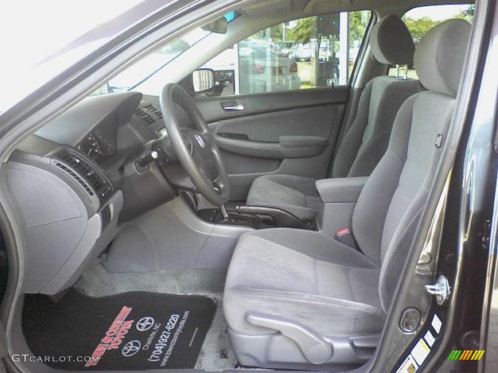 2007 Accord LX Sedan - Graphite Pearl / Gray photo #6