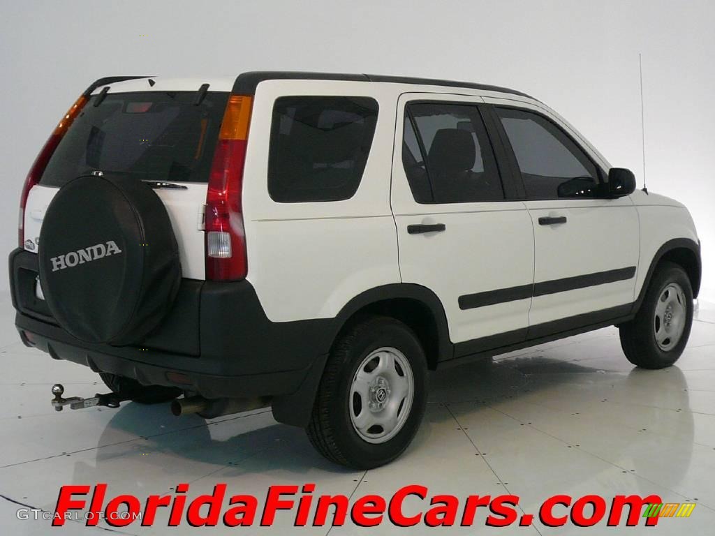 2004 CR-V LX - Taffeta White / Black photo #2