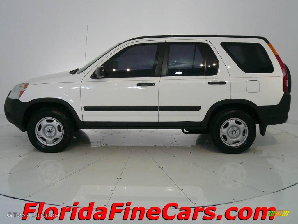2004 CR-V LX - Taffeta White / Black photo #3