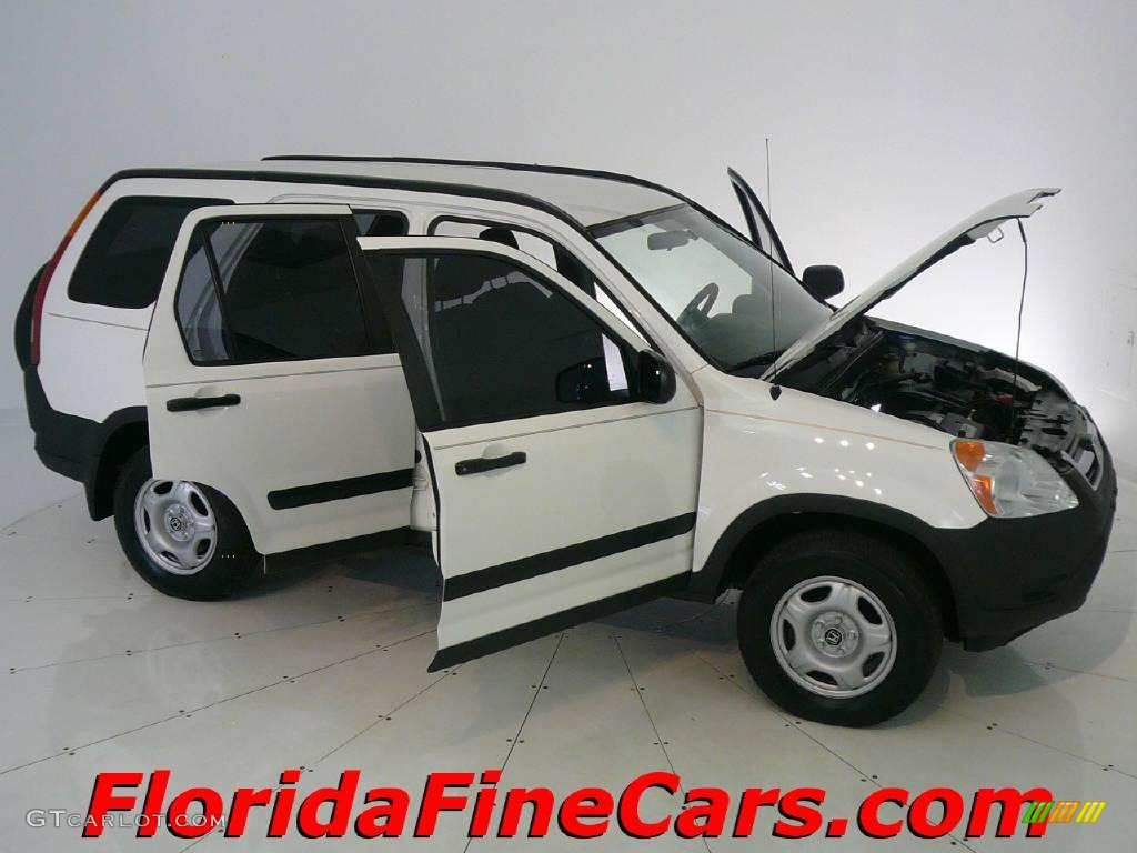 2004 CR-V LX - Taffeta White / Black photo #7