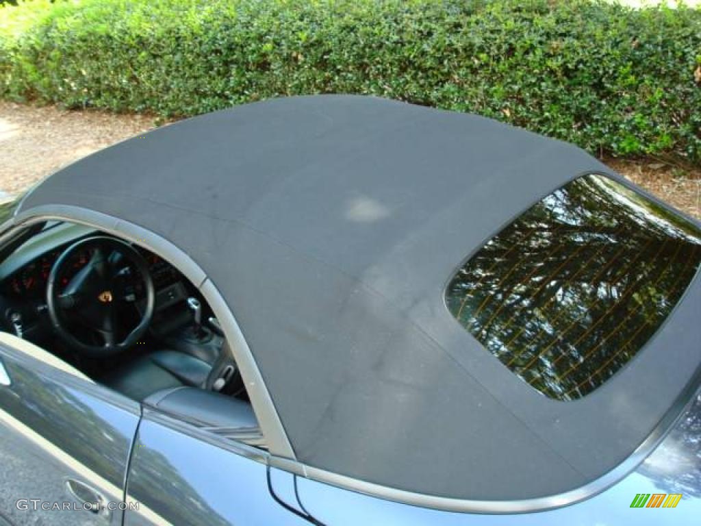Midnight Blue Metallic 2004 Porsche 911 Carrera Cabriolet Exterior Photo #16579287