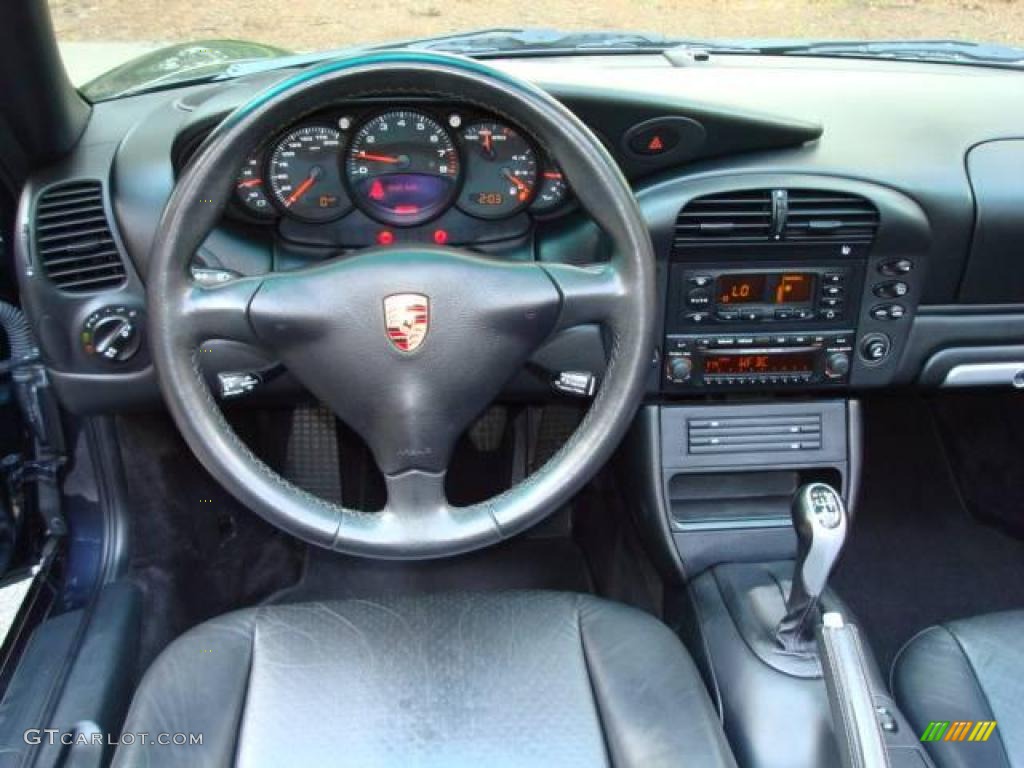 2004 Porsche 911 Carrera Cabriolet Black Dashboard Photo #16579791