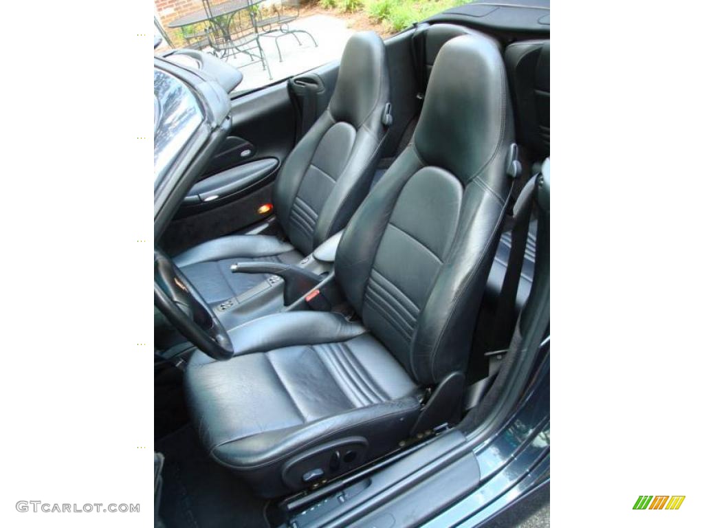 Black Interior 2004 Porsche 911 Carrera Cabriolet Photo #16579848