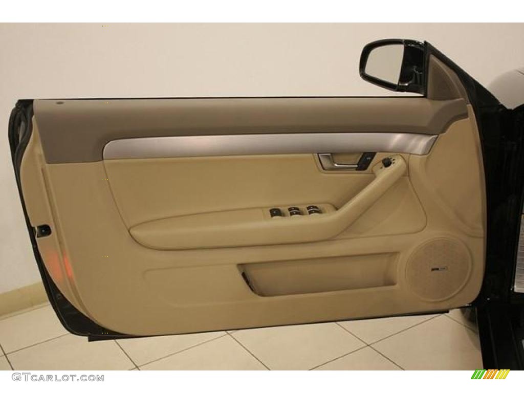 2007 A4 2.0T quattro Cabriolet - Brilliant Black / Beige photo #10