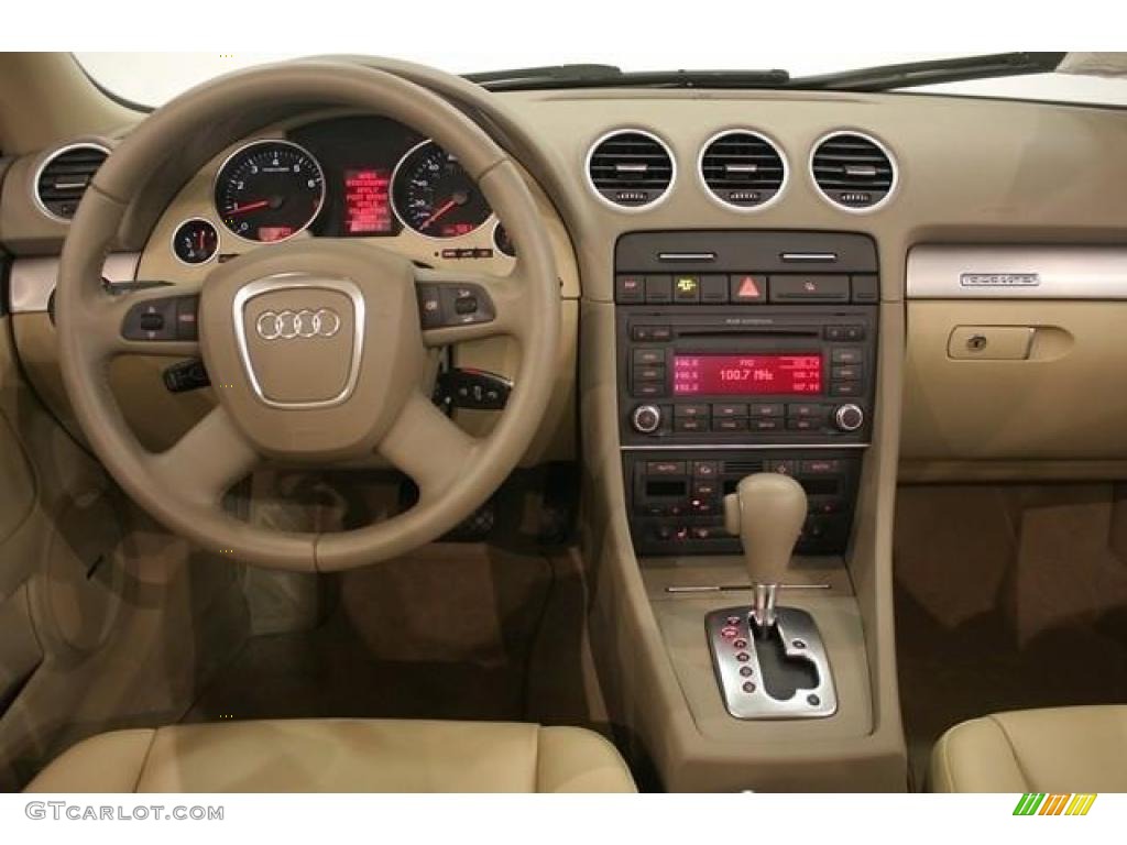 2007 A4 2.0T quattro Cabriolet - Brilliant Black / Beige photo #23