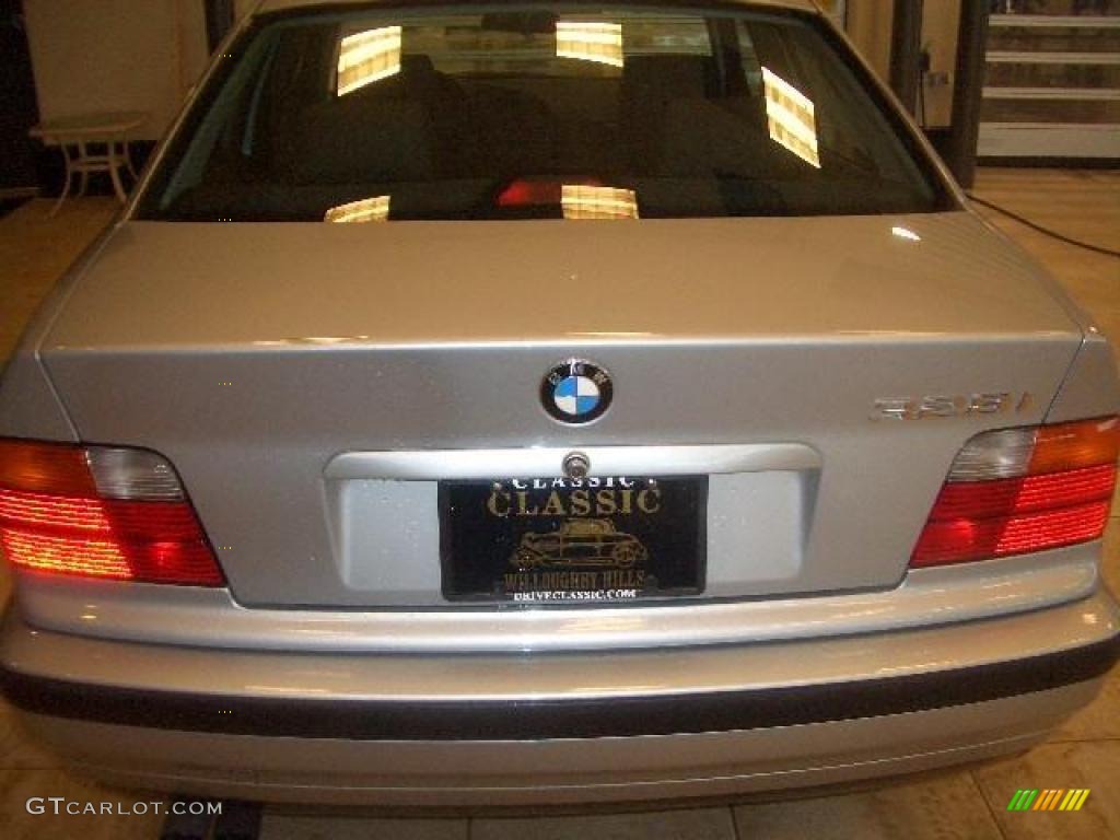 1998 3 Series 328i Sedan - Arctic Silver Metallic / Black photo #4