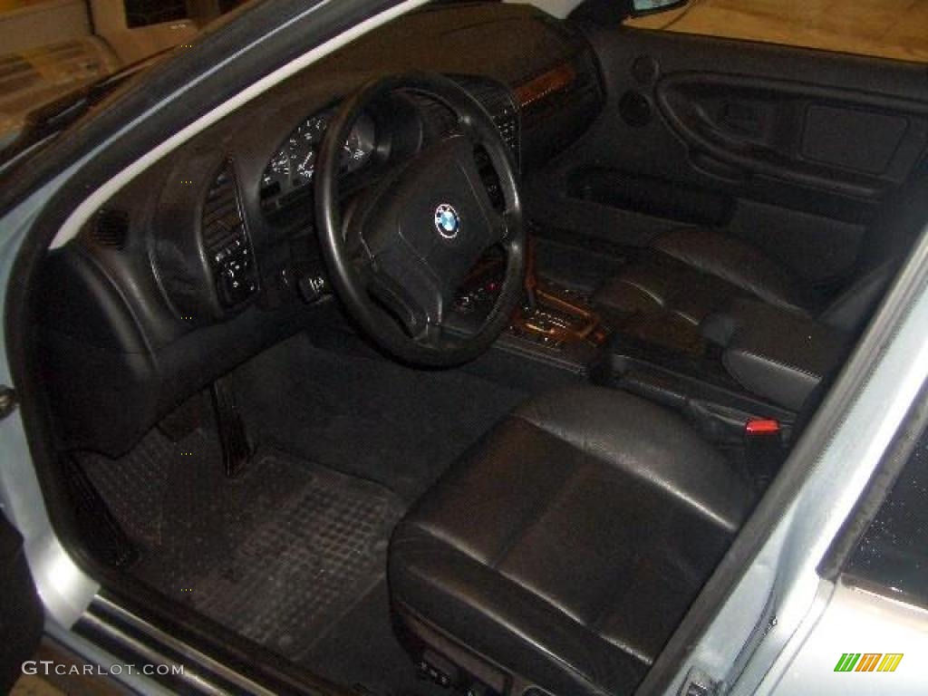 1998 3 Series 328i Sedan - Arctic Silver Metallic / Black photo #6
