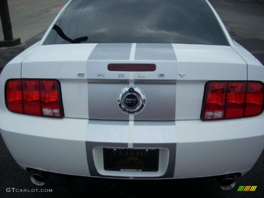 2007 Mustang Shelby GT Coupe - Performance White / Dark Charcoal photo #6