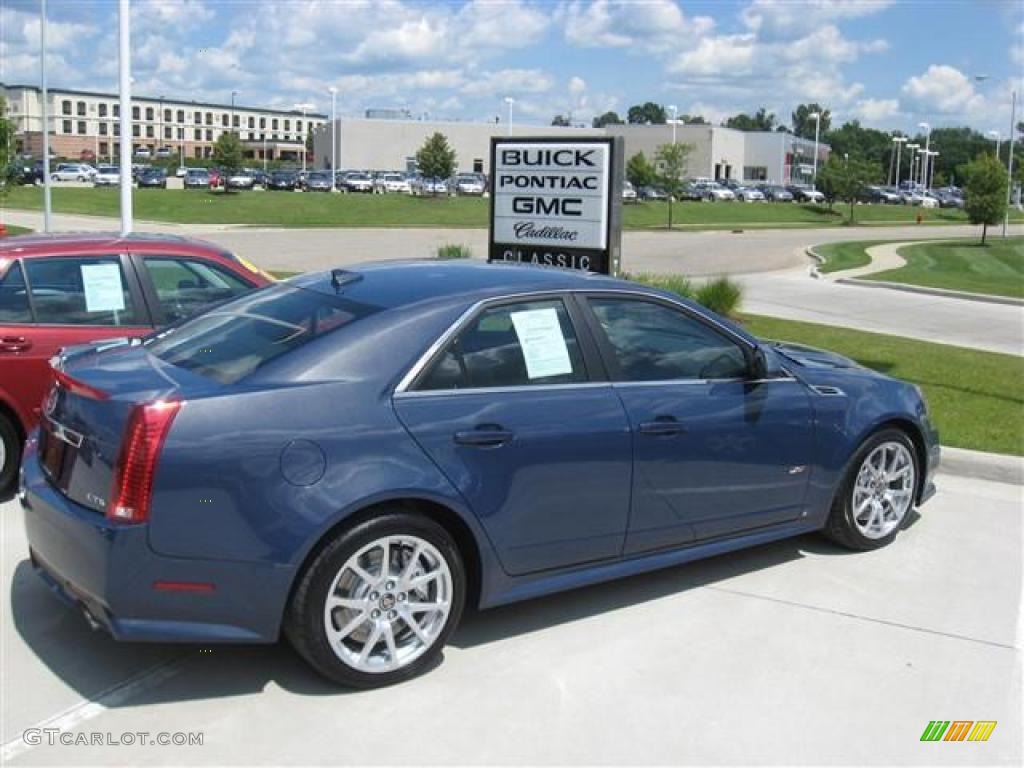 2009 CTS -V Sedan - Blue Diamond Tri-Coat / Ebony photo #3