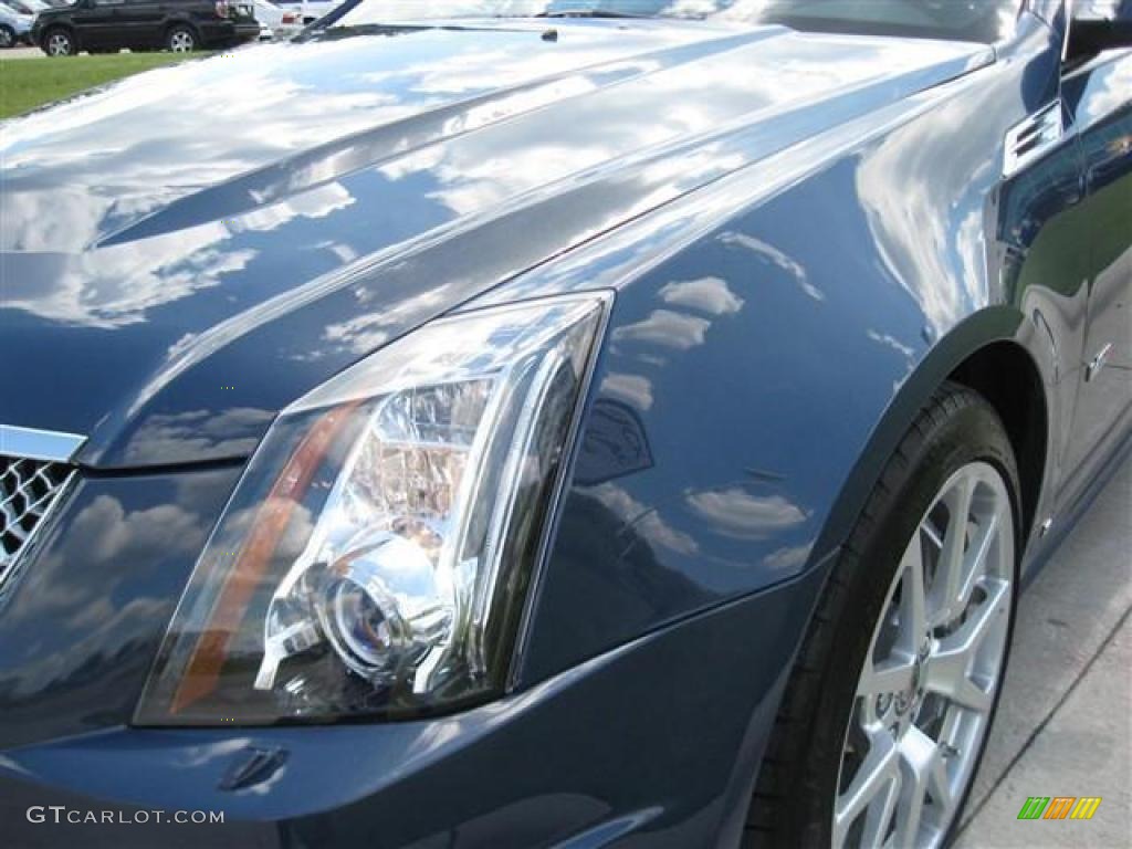 2009 CTS -V Sedan - Blue Diamond Tri-Coat / Ebony photo #5