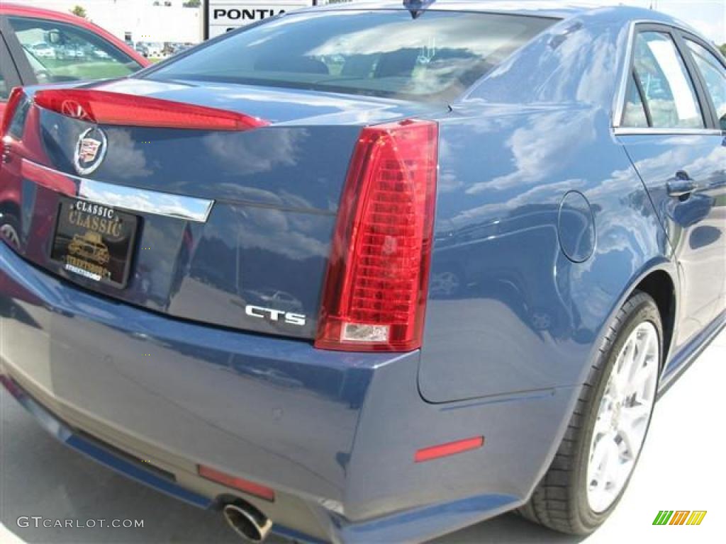 2009 CTS -V Sedan - Blue Diamond Tri-Coat / Ebony photo #9