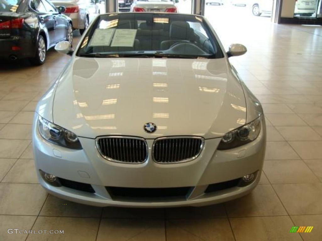 2007 3 Series 328i Convertible - Titanium Silver Metallic / Black photo #3