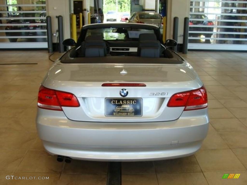 2007 3 Series 328i Convertible - Titanium Silver Metallic / Black photo #5