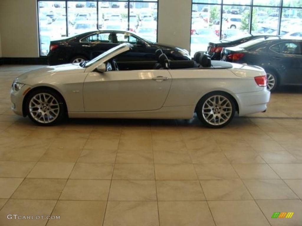 2007 3 Series 328i Convertible - Titanium Silver Metallic / Black photo #7