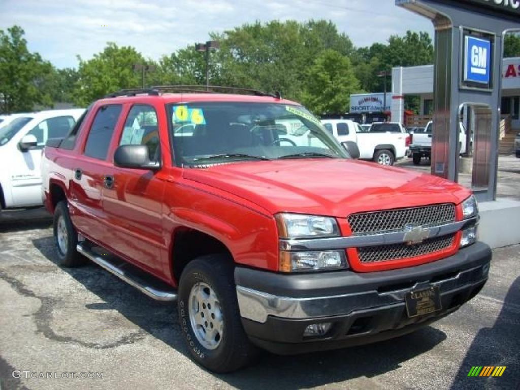 2006 Avalanche LS 4x4 - Victory Red / Gray/Dark Charcoal photo #1
