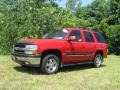 2001 Victory Red Chevrolet Tahoe LT 4x4  photo #1